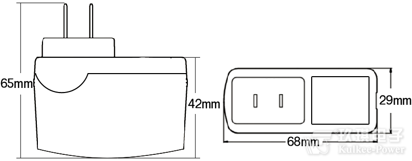  供应澳规6V两插电源适配器