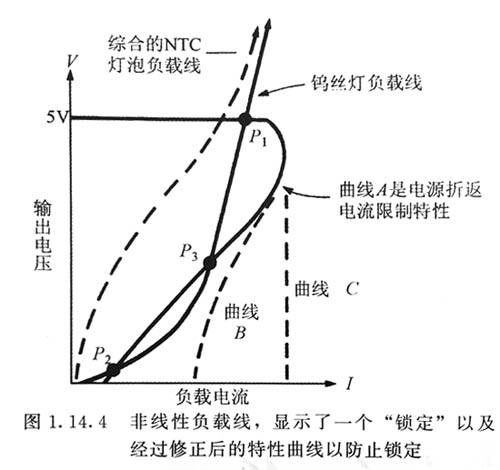 折返限流电源适配器中的“锁定”