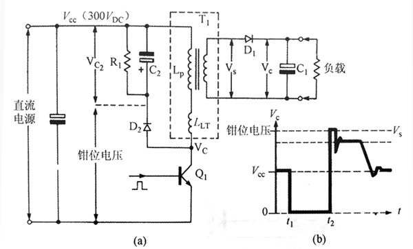 反激式电源适配器减小晶体管开关应力